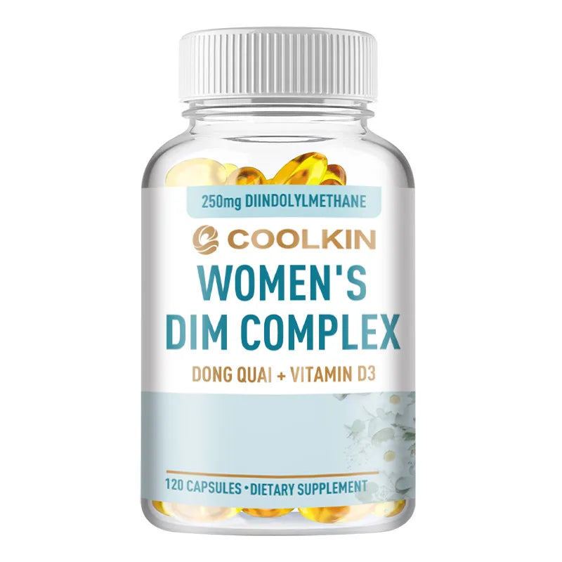 DIM Supplement - Balance Hormones, Support Menopause, Relieve Hot Flashes and Night Sweats - 120 Capsules