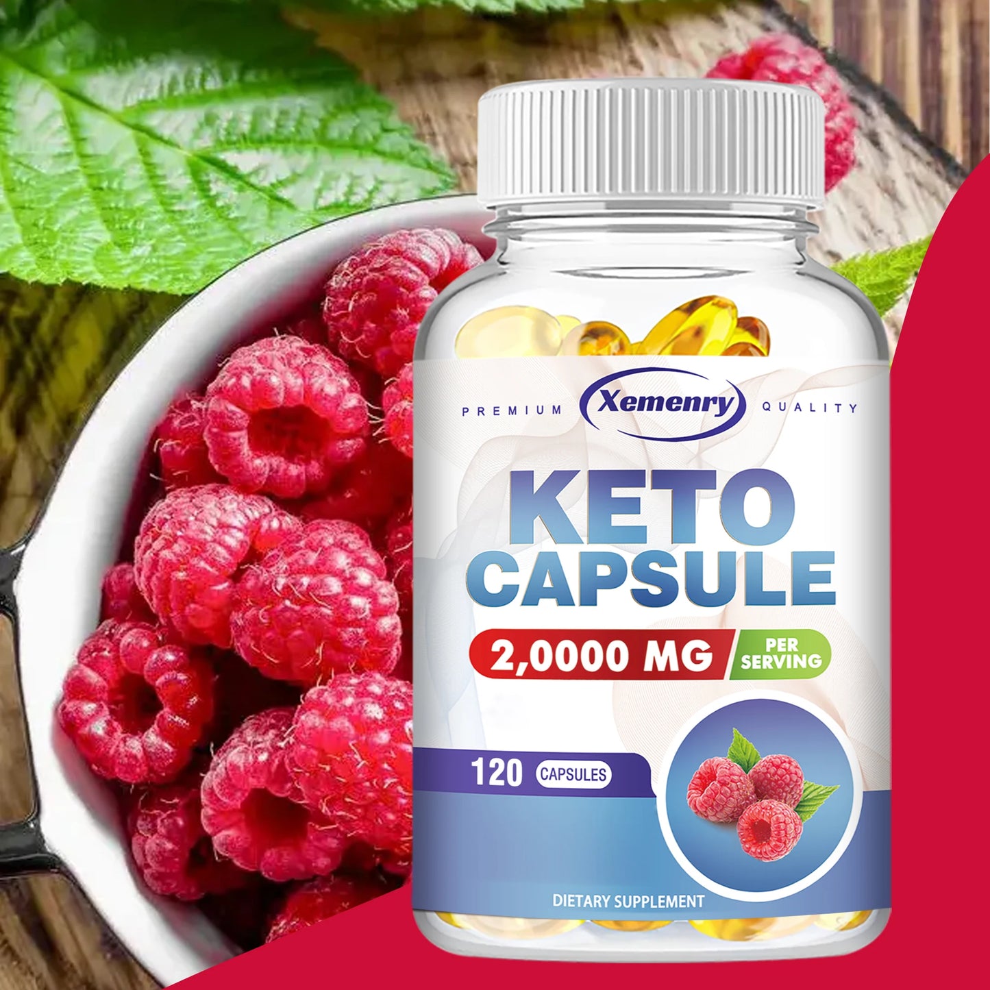 Keto Supplement - Supports Healthy Eating, Weight Management, Supports Immunity - 120 Capsules